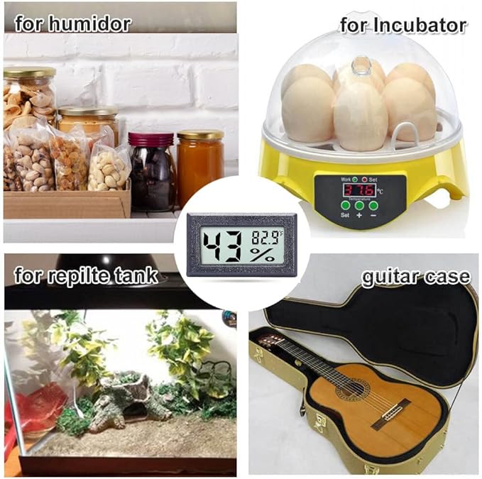 Goabroa Mini Hygrometer Thermometer Digital Indoor Humidity Gauge Monitor - Image 4