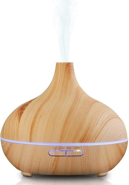 Aroma Essential Oil Diffuser, JoySusie 500ml Wood Grain Ultrasonic Cool Mist by JoySusie