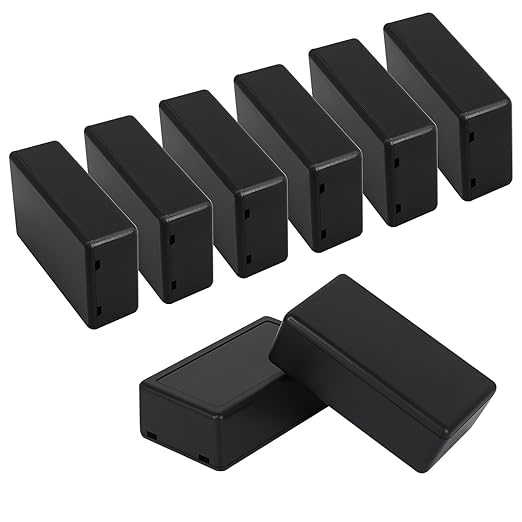 Project Box 8 Pieces Electrical Box Small Junction Box ABS Plastic Enclosure by HoHaing