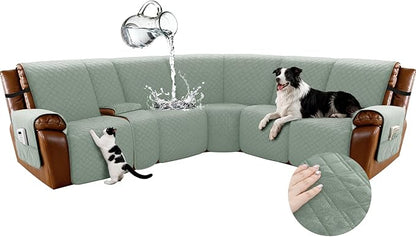 Arfntevss Waterproof Recliner Sectional Couch Covers by Arfntevss