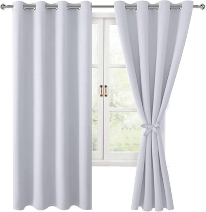 Hiasan Blackout Curtains for Bedroom, 52 x 63 Inches Length by Hiasan