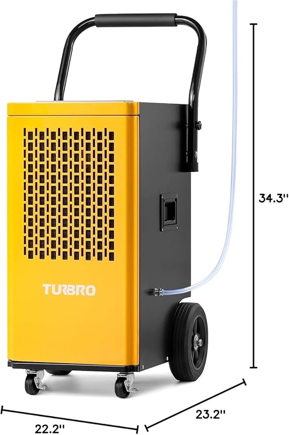TURBRO 245 Pint Commercial Dehumidifier - Image 3