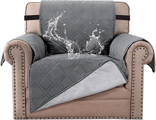H.VERSAILTEX 100% Waterproof Sofa Slipcover Washable Armchair Cover Non-Slip by HVERSAILTEX