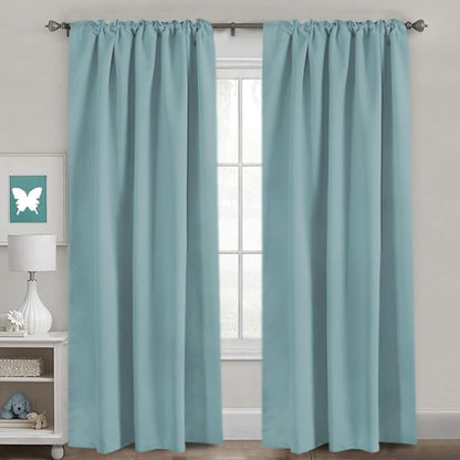 H.VERSAILTEX Blackout Curtains Thermal Insulated Window Treatment Panels Room - Image 2