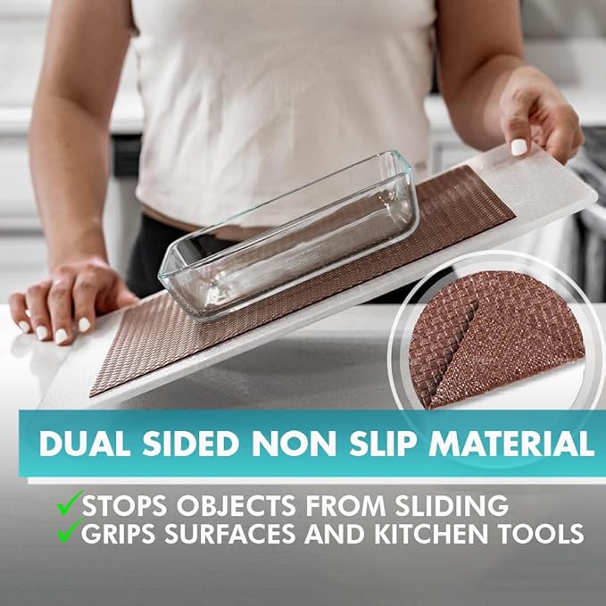 Shelf Liner, Drawer Liner & Kitchen Cabinet Liner – Thick, Waterproof Rubber – - Image 5