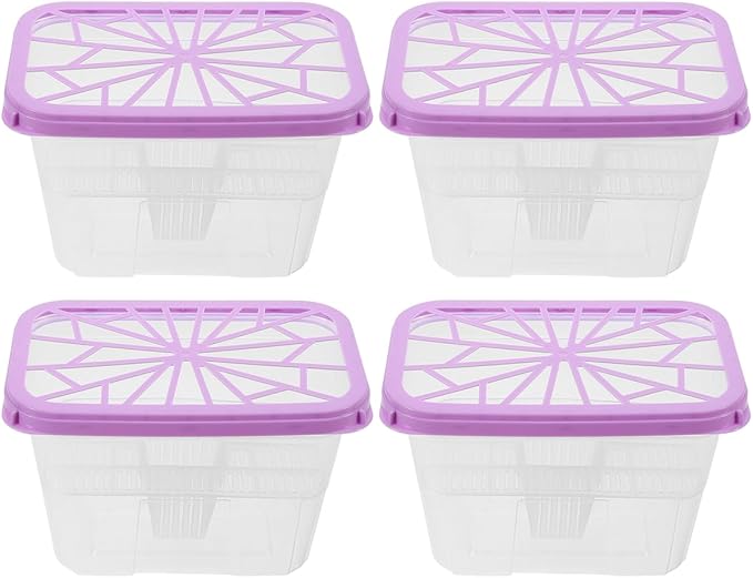4pcs Empty Moisture Absorber Boxes by Hemobllo
