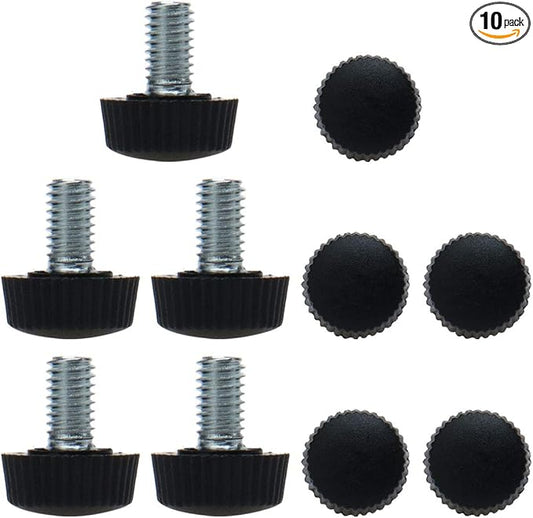uxcell M6 x 10 x 16mm Leveling Feet Adjustable Leveler Floor Protector by uxcell