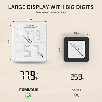 3 Pieces Digital Hygrometer Indoor Thermometer Humidity Meter - Image 6
