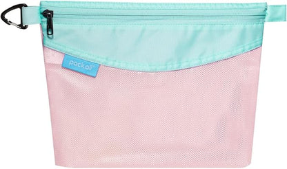 pack all Water-resistant Material Zipper Pouch, Mesh Zipper Bag by packall