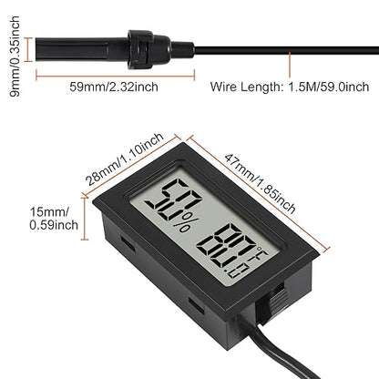 1Pcs Mini Digital Thermometer Hygrometer Gauge Indoor - Image 5