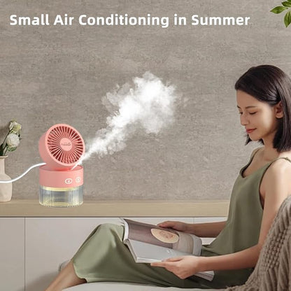 Personal Cooling Fan and Small Air Humidifier 350ml - Image 3