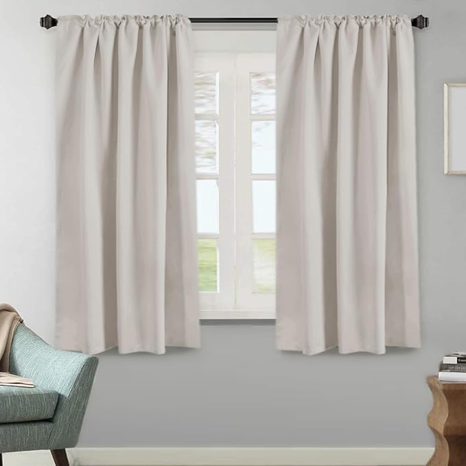 H.VERSAILTEX Blackout Curtains Thermal Insulated Window Treatment Panels Room - Image 2