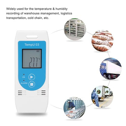LCD USB Temperature and Humidity Data Logger, PDF Recorder - Image 2