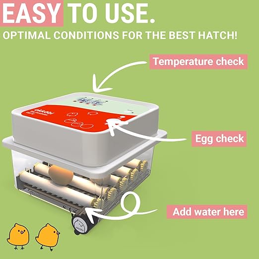 OBI-12 Incubator for Hatching Eggs – 36 Eggs, Stable Temperature & Humidity - Image 3