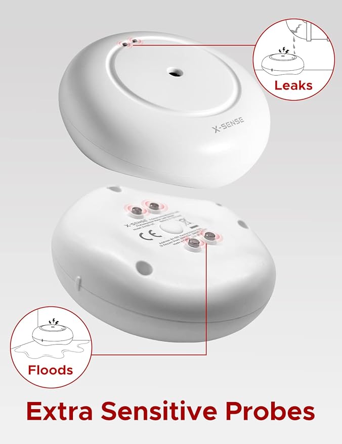 X-Sense Water Leak Detector for Basements, Model WS01 - Image 2