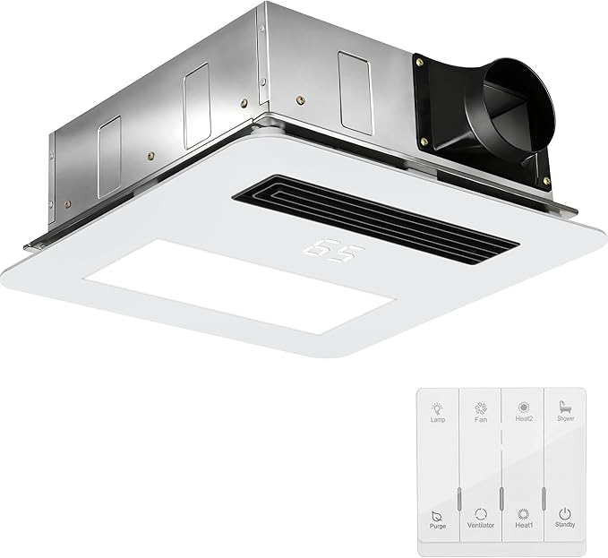 Quiet Bathroom Exhaust Fan by BreatheDeeperLiveCleaner