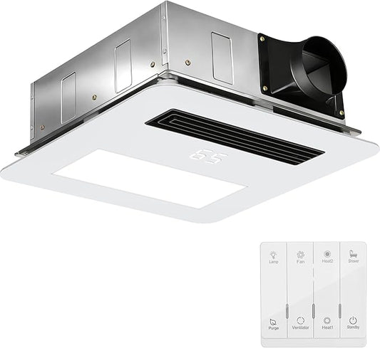 Quiet Bathroom Exhaust Fan by BreatheDeeperLiveCleaner