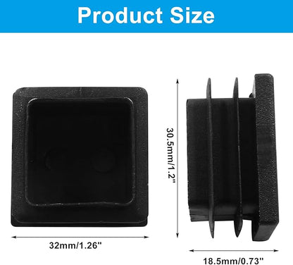 12 Pack 1-1/4" Square Plastic Plugs - Image 2