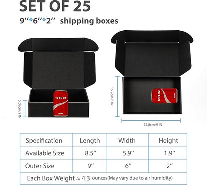 Small Shipping Boxes 9x6x2 Inch - Image 2
