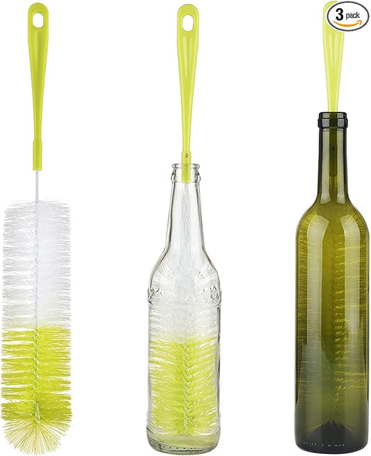 ALINK 3-Pack Long Narrow Neck Bottle Cleaning Brush by ALINK