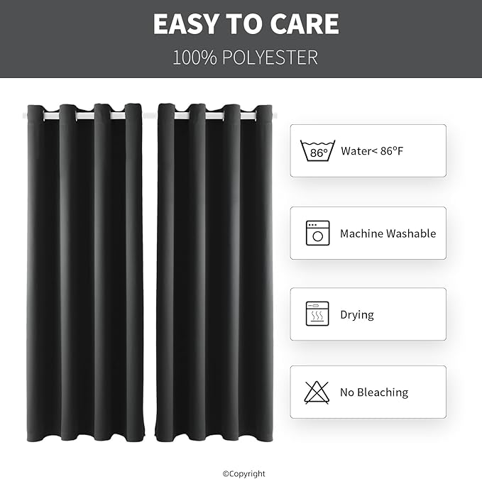 Waterproof Outdoor Curtain W52 x L84 - Image 7