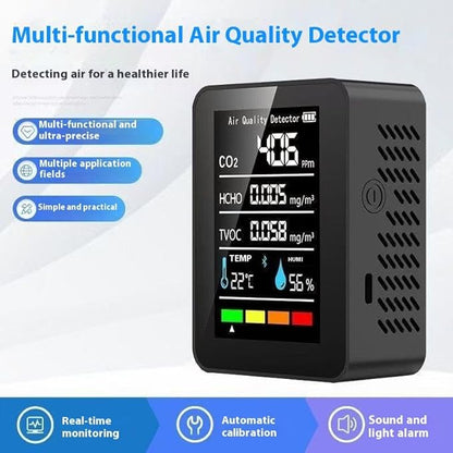 5 in 1 Air Quality Monitor CO2 Meter Carbon Dioxide Detector CO2 CO TVOC HCHO - Image 2