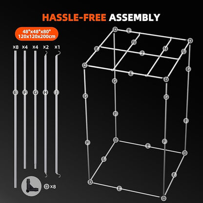 Spider Farmer 4x4 Grow Tent 2025 New, - Image 9
