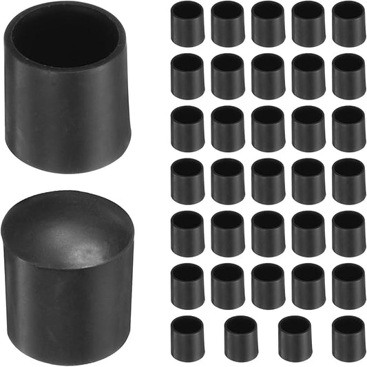 uxcell 36pcs Round Chair Leg Caps 12mm/0.5" PVC Chair Leg Floor Protectors by uxcell