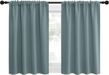 NICETOWN 2 Panels Blackout Curtains, Rod Pocket Thermal Insulated Drapes - Image 4