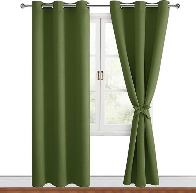 Hiasan Blackout Curtains for Bedroom, 42 x 84 Inches Long - Image 7