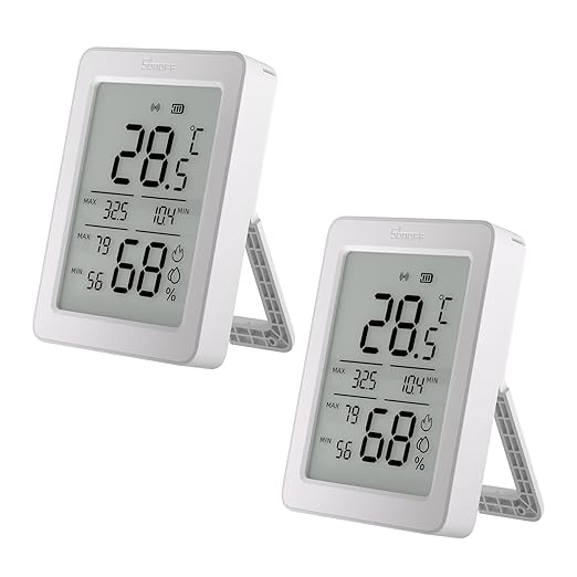 SONOFF AirGuard TH, Indoor Smart Zigbee Temperature and Humidity Sensor by SONOFF