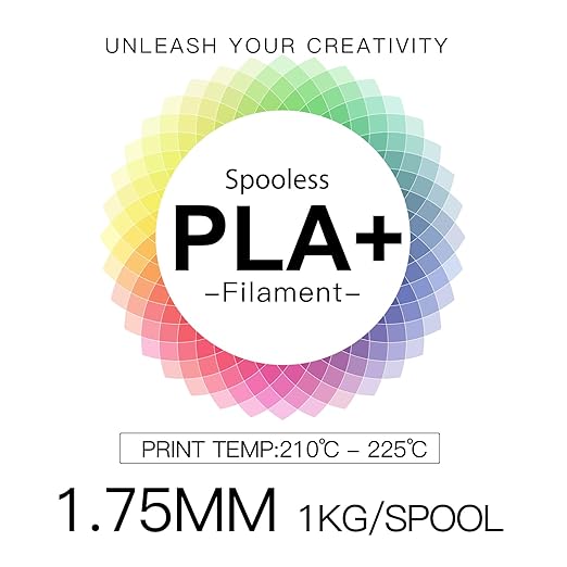 Inland V2 PLA PRO 3D Printer Filament Refill, 1.75mm Spooless Filament - Image 5