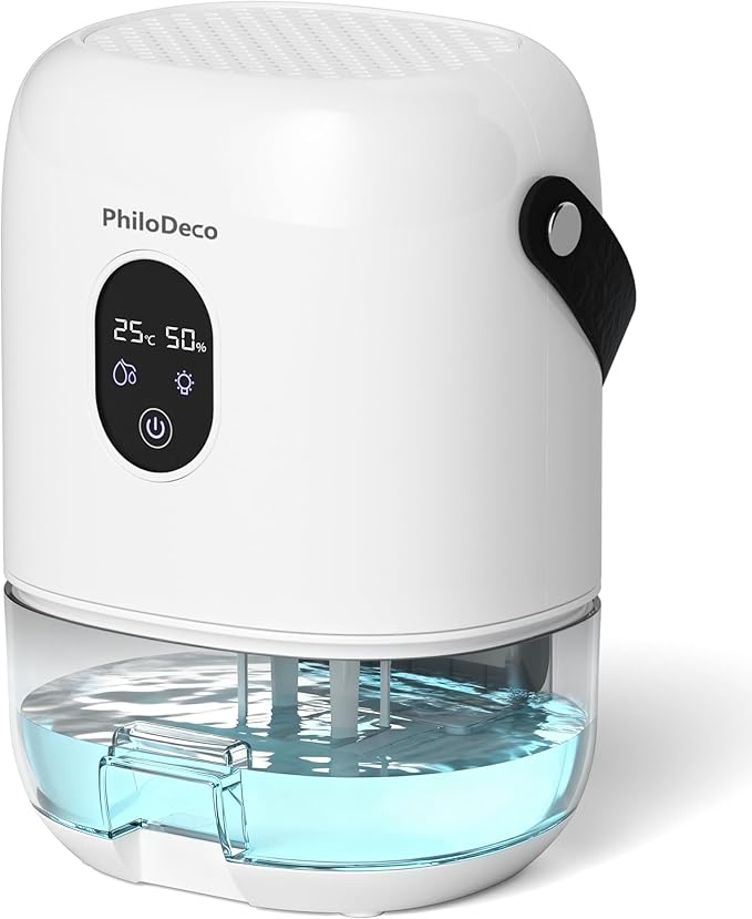 PHILODECO 280 Sq. Ft 35 OZ Dehumidifier, Portable Small Dehumidifiers by PHILODECO