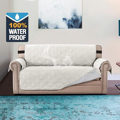 H.VERSAILTEX 100% Waterproof Sofa Slipcover Washable Loveseat Cover - Image 2