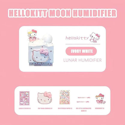 Cartoon Kitty Portable Small Humidifier, USB Personal Desktop Humidifier - Image 2