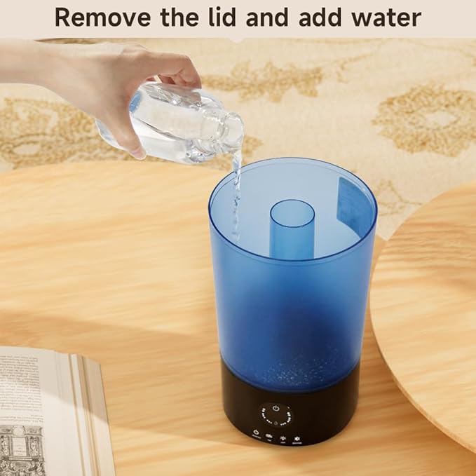 Humidifiers for Bedroom, 3.2L Quiet Ultrasonic Cool Mist Humidifier - Image 5