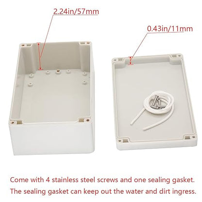 Project Box IP65 Waterproof Junction Box ABS Plastic Electrical Boxes DIY - Image 4