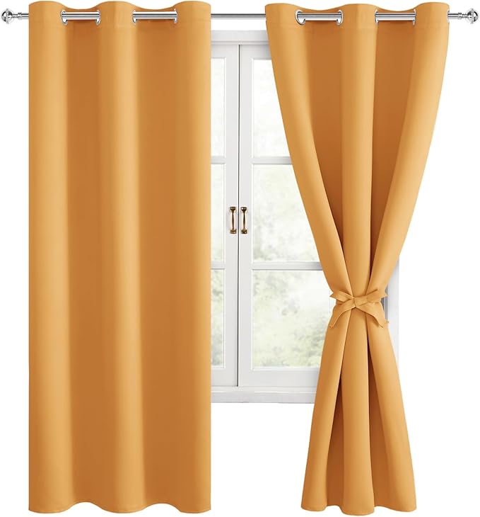 Hiasan Room Darkening Curtains for Bedroom, Noise Reducing, Energy Saving - Image 7