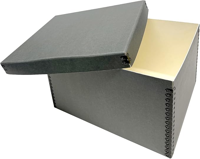 Lineco Record Storage Box 12x15x10 inch. Extra-Durable Filing Archival Cartons - Image 9