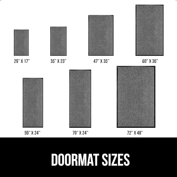 GORILLA GRIP Waterproof Traffic Guard Door Mat, 2 Pack Heavy Duty Entryway Mats - Image 6