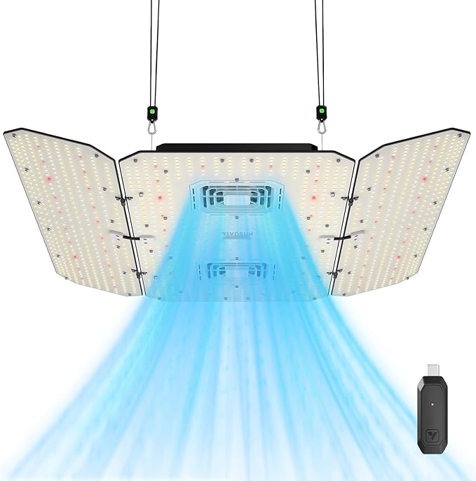 VIVOSUN AeroLight Wing AW400SE & GrowHub Controller E25, LED Grow Light 400W by VIVOSUN
