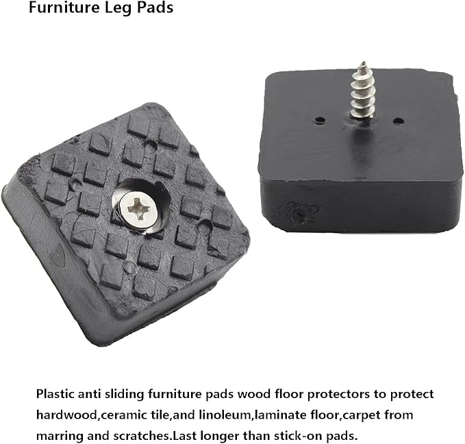 20PCS Screw on Furniture Pad, TTZEZE Furniture Sliders - Image 3