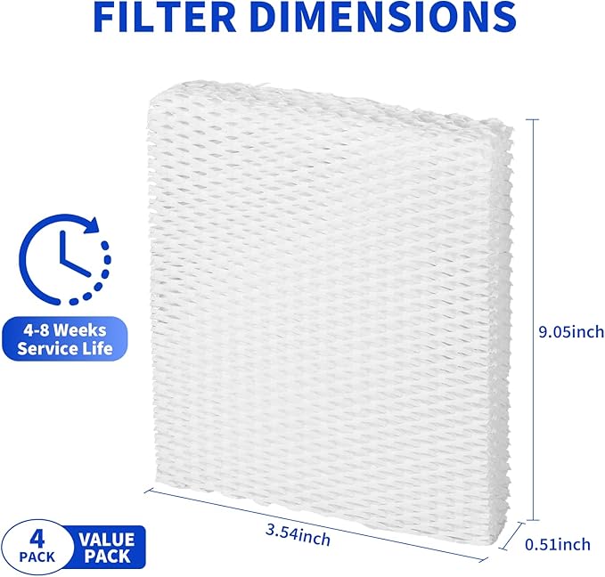 MD1-0034 Humidifier Wicks Filters Replacement, Compatible - Image 2