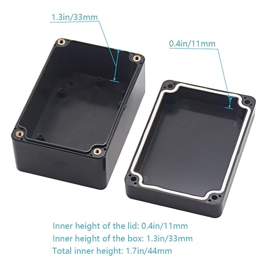 Junction Box, Zulkit Project Box IP65 Waterproof Outdoor Box ABS Plastic - Image 6