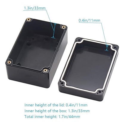 Junction Box, Zulkit Project Box IP65 Waterproof Outdoor Box ABS Plastic - Image 6