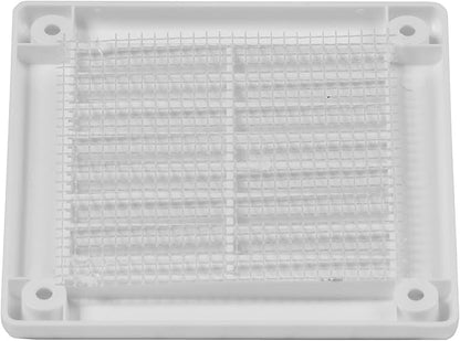 4" x 4" Square Air Vent Cover – White Plastic Vent Deflector - Image 8