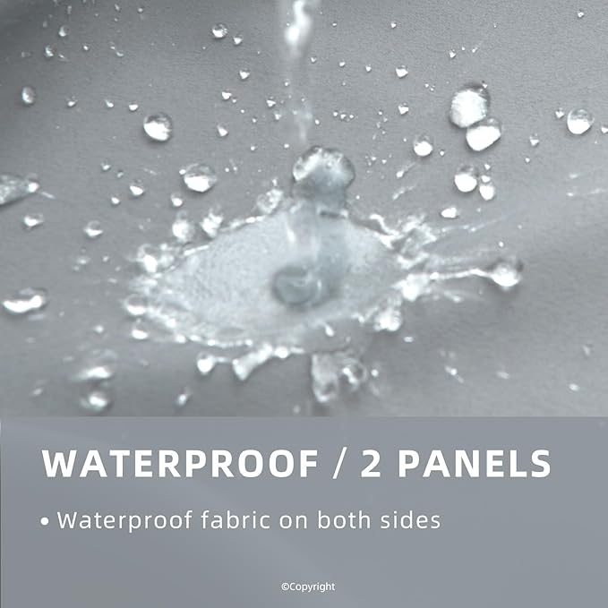 Waterproof Outdoor Curtain W52 x L63 - Image 2