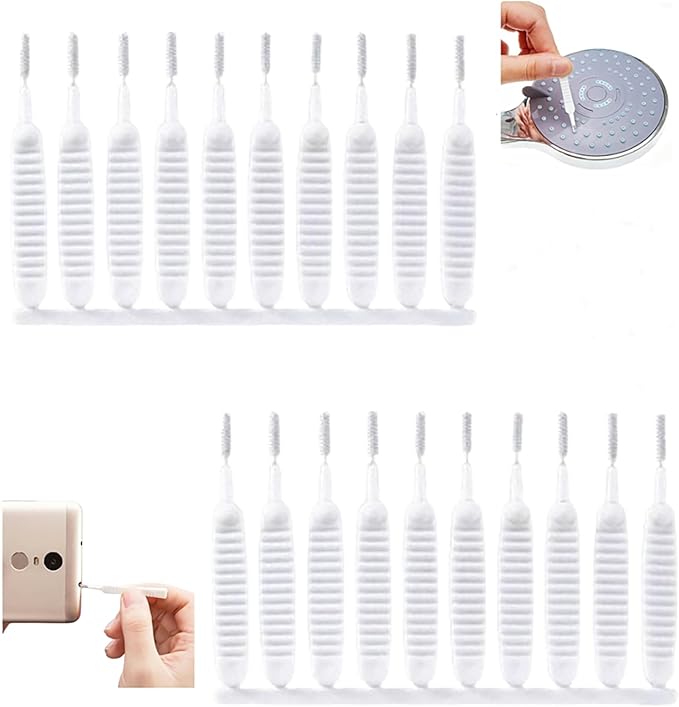 Gap Hole Anti-Clogging Cleaning Brush, 2025 Upgrade Shower Head Brush Shower by Morekfly