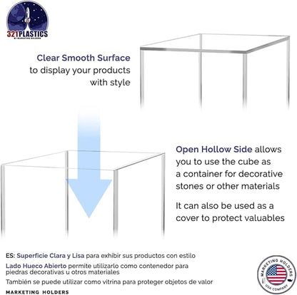 7 Inch Clear Acrylic Display Box - Image 4