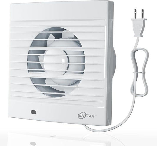 4 Inch Wall Mount Bathroom Exhaust Fan, Plug in Wall Exhaust Fan, 12W 77 CFM by Unknown